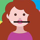Heidi插画设计的头像