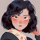 果然插画的头像