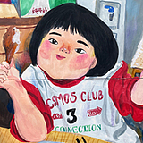 手绘三婶的头像