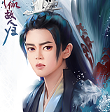 鱼骨头绘画设计的头像