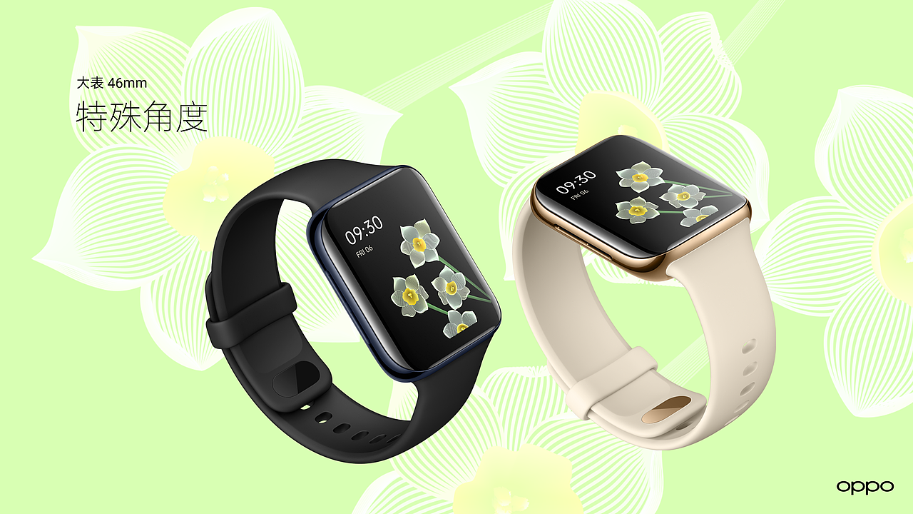 OPPO Watch 萬物皆可盤——春暖花開（圖ZMjA1MjE2MzY4） - 主題/皮膚 - 站酷設計師豬欄蟻穴原創(chuàng)素材 - 站酷ZCOOL
