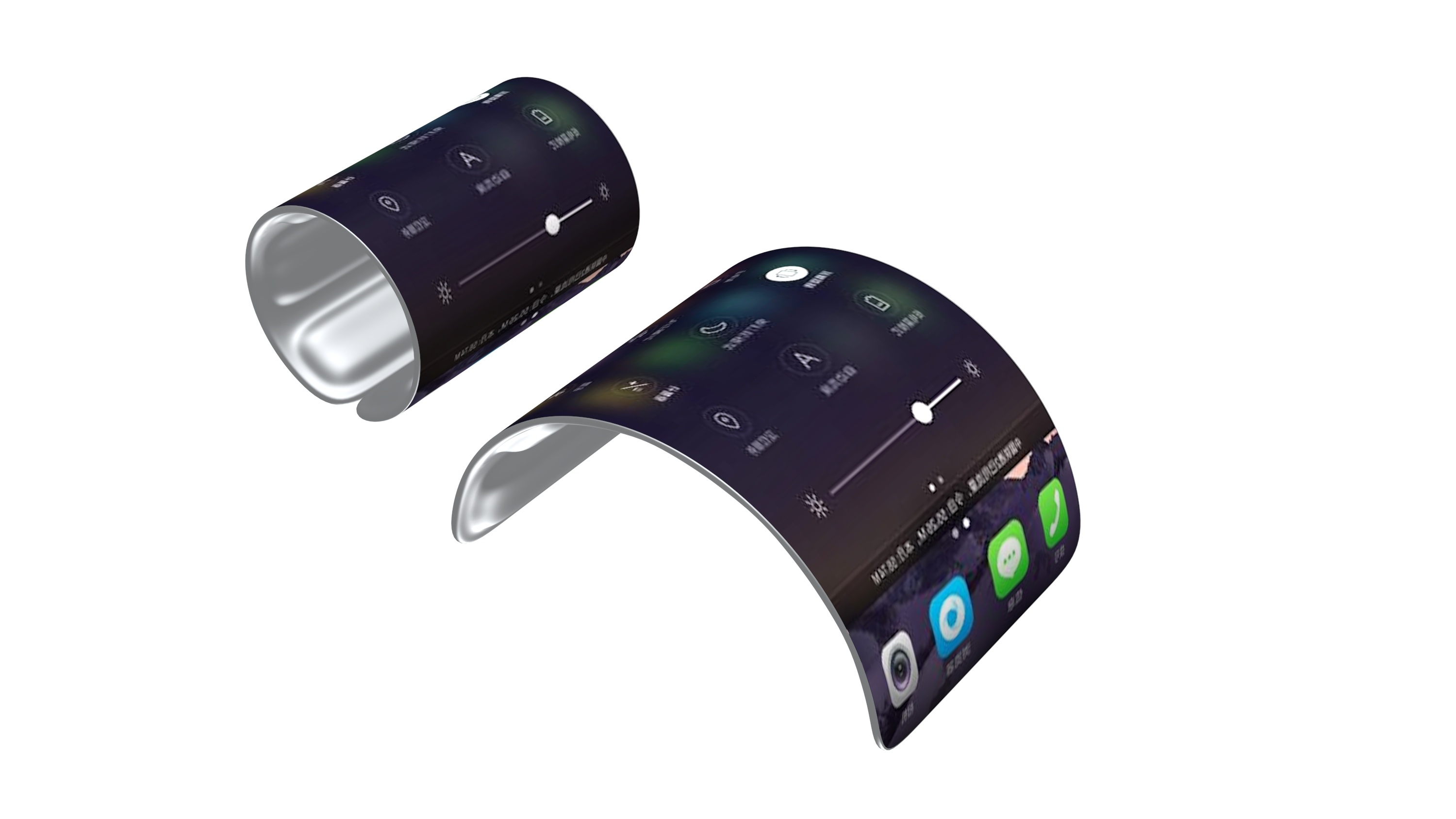 模块化可弯曲手机