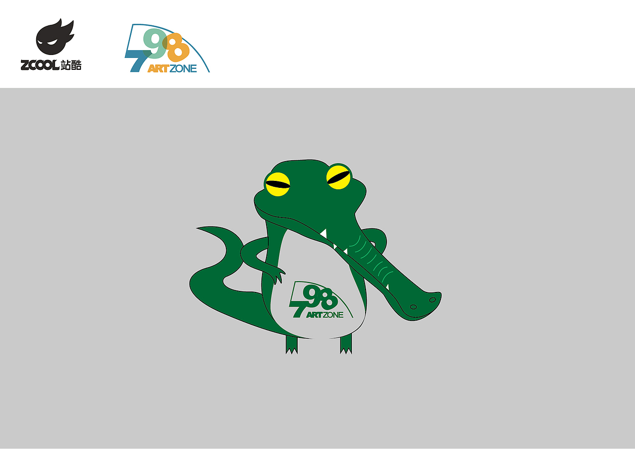 鳄鱼侠（图ZMjA1MjAxMTk2） - IP形象 - 站酷设计师佳佳7051原创素材 - 站酷ZCOOL