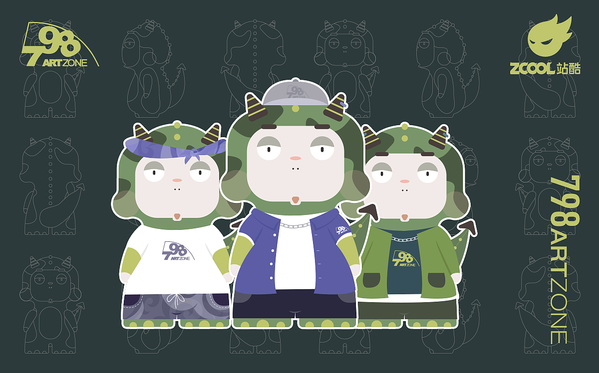 啊七（图ZMjA1MTk5Njcy） - IP形象 - 站酷设计师天使扫大街原创素材 - 站酷ZCOOL