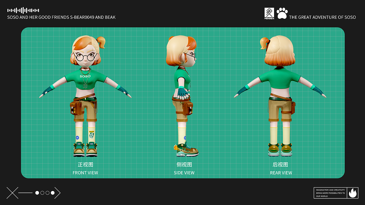 原创IP设计《SOSO大冒险》