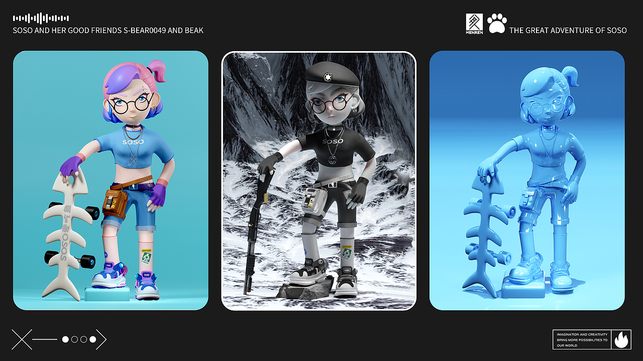 原创IP设计《SOSO大冒险》