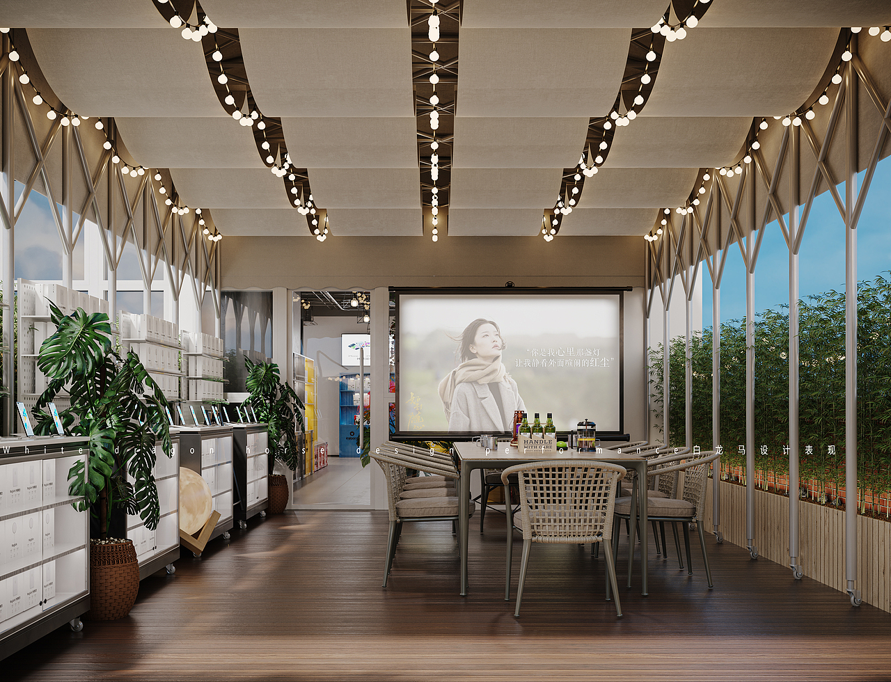 庭院——白龙马效果