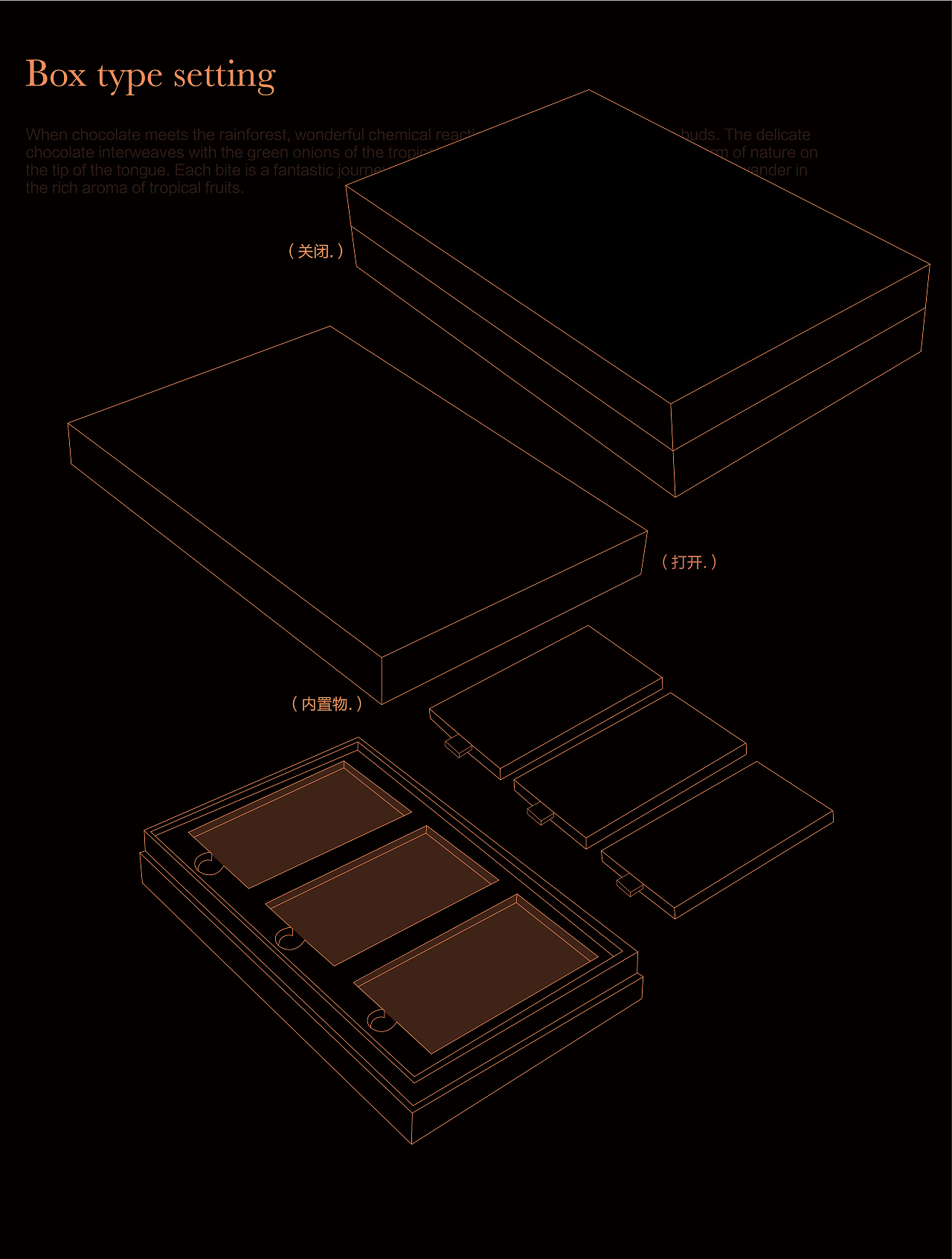 “雨林”巧克力包装设计