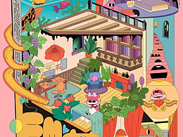 創(chuàng)意插畫｜夢想小屋