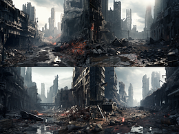 AICG廢墟風(fēng)格圖片