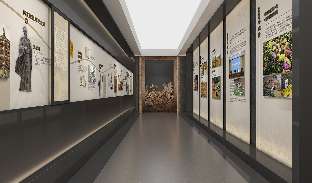 郑州设计丨展厅：乡村振兴菊花展厅