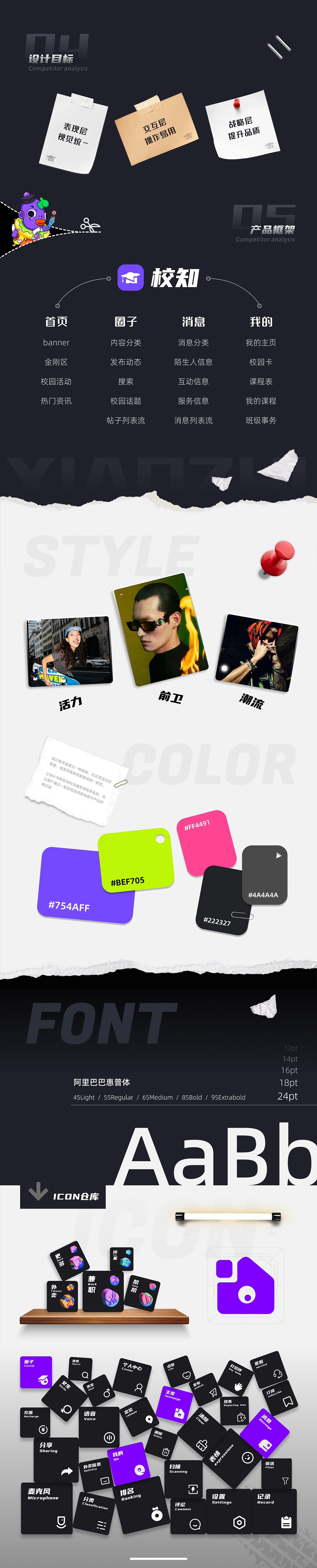 “校知”大学智慧校园APP设计