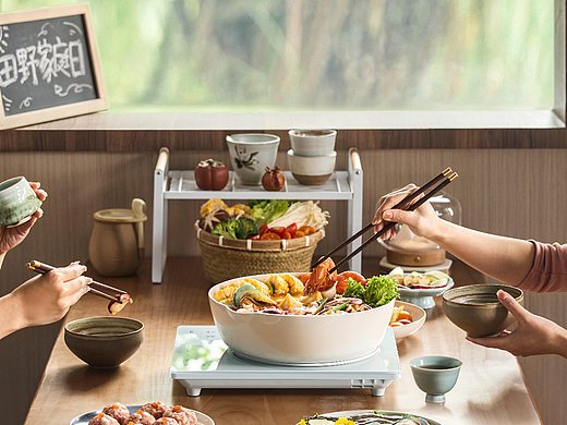 苏泊尔电磁炉(天青色)