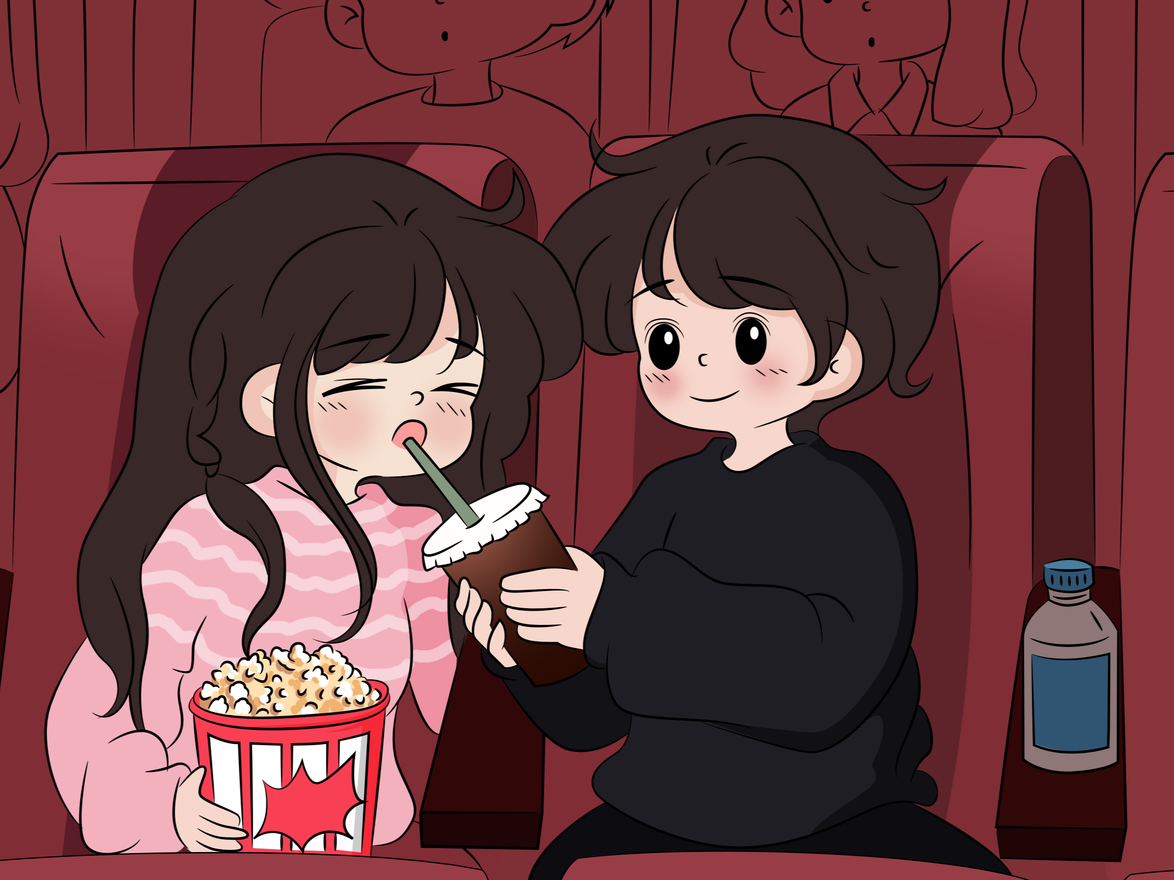 万宁同款情侣日常漫画书_thinker思客设计-站酷ZCOOL