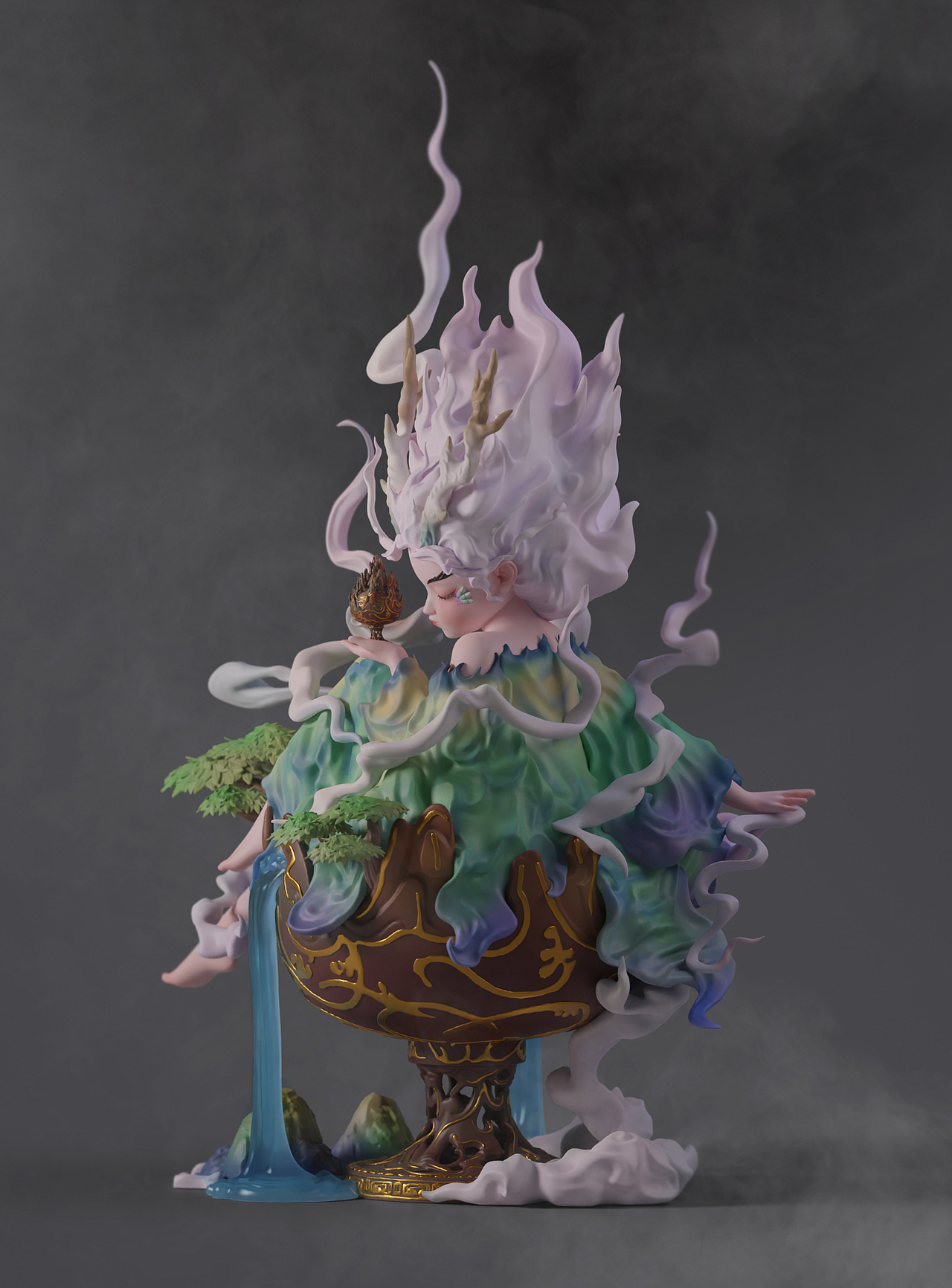 国风文物拟人原创手办【博山炉·生烟】