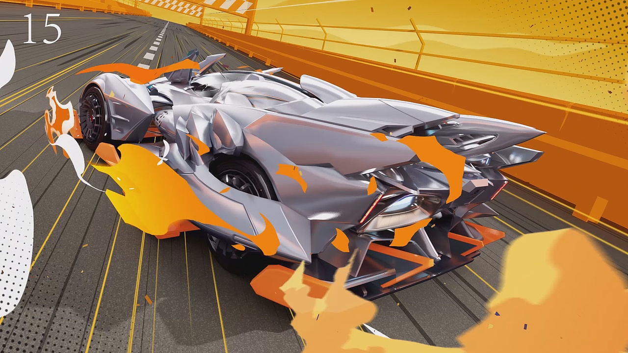 赛车类新车发布CG