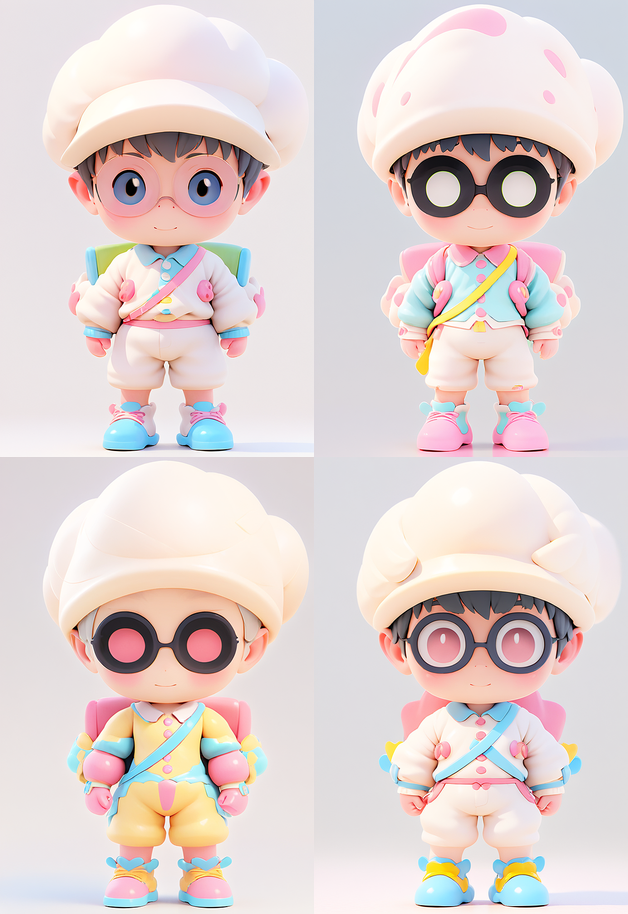 AI垫图 线稿转3D