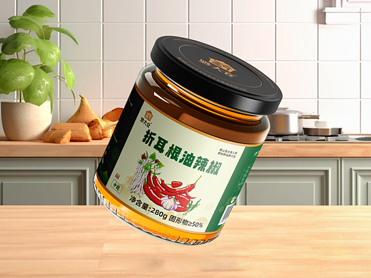 油辣椒瓶贴设计