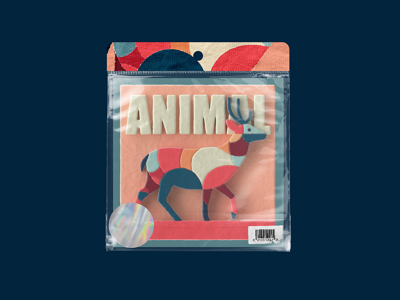 ANIMAL*几何卡通/动物图案/3d卡片