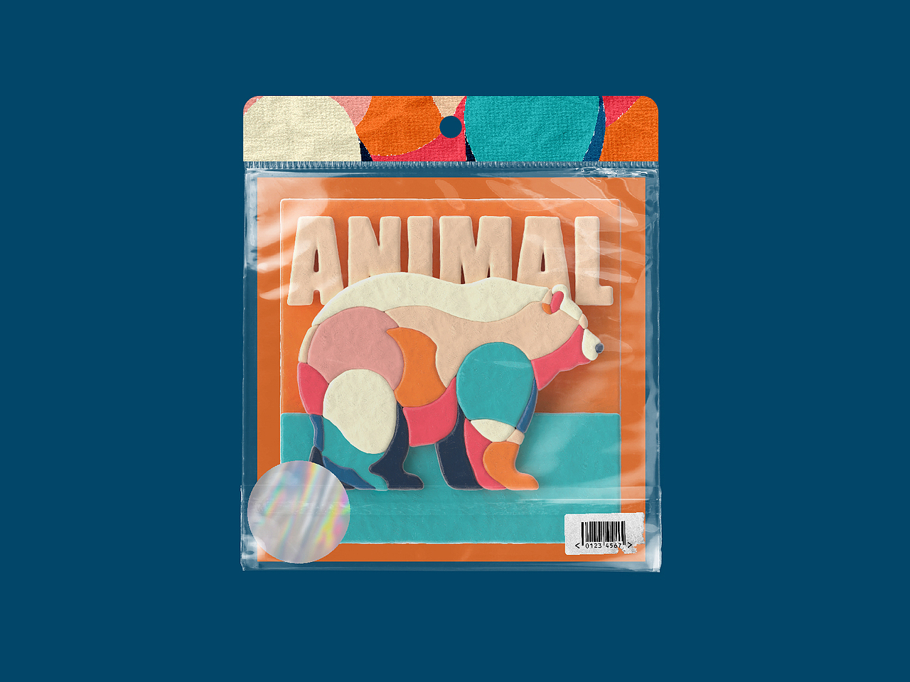 ANIMAL*几何卡通/动物图案/3d卡片