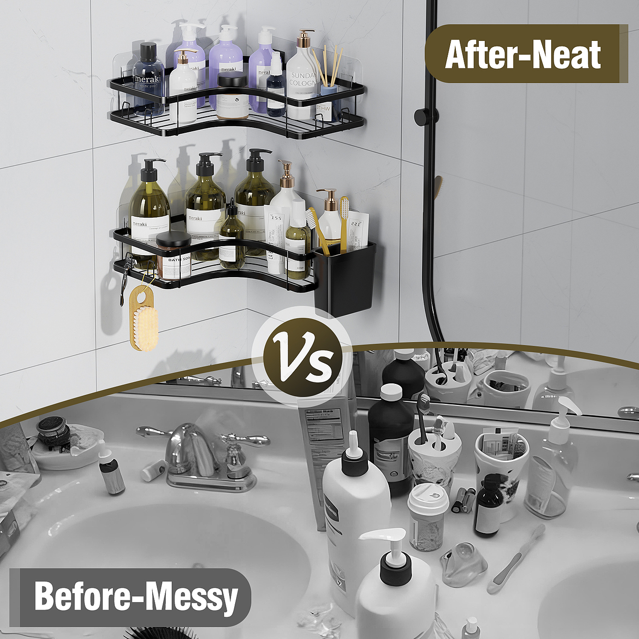 亚马逊产品渲染-置物架套图