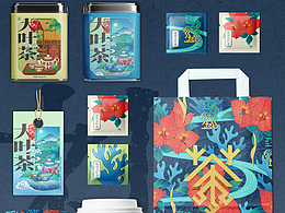 海南大叶茶--茶叶包装设计