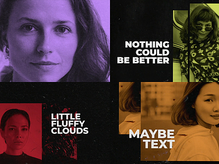 AE模板|时尚创意潮流潮牌动效动画版式文字标题字幕