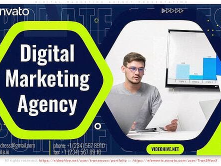 AE模板|高级动态图形元素企业公司数字营销机构演示