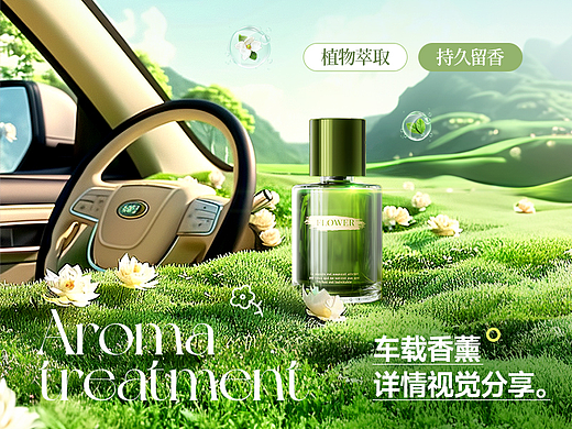 AIGC | 车载香薰详情页