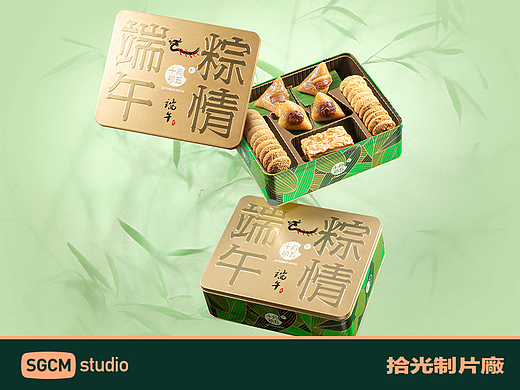 粽情复古油画风端午粽子礼盒｜十月初五