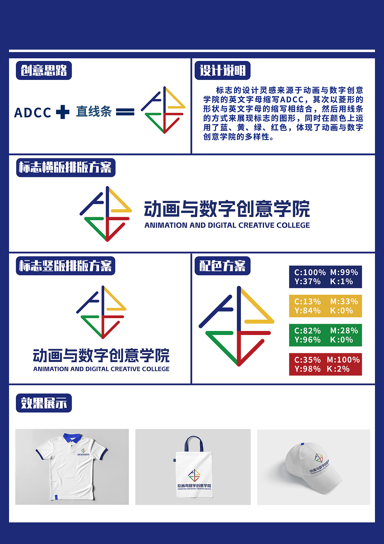 《动画与数字创意学院》LOGO设计