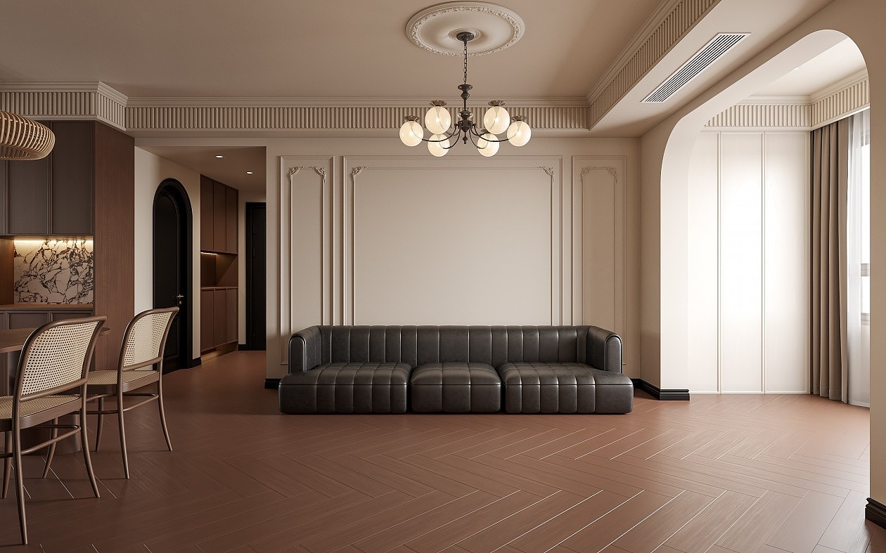 复古客餐厅效果图设计（图ZMzcxMjE0MzMy） - 家装设计 - 站酷设计师王彤ing原创素材 - 站酷ZCOOL