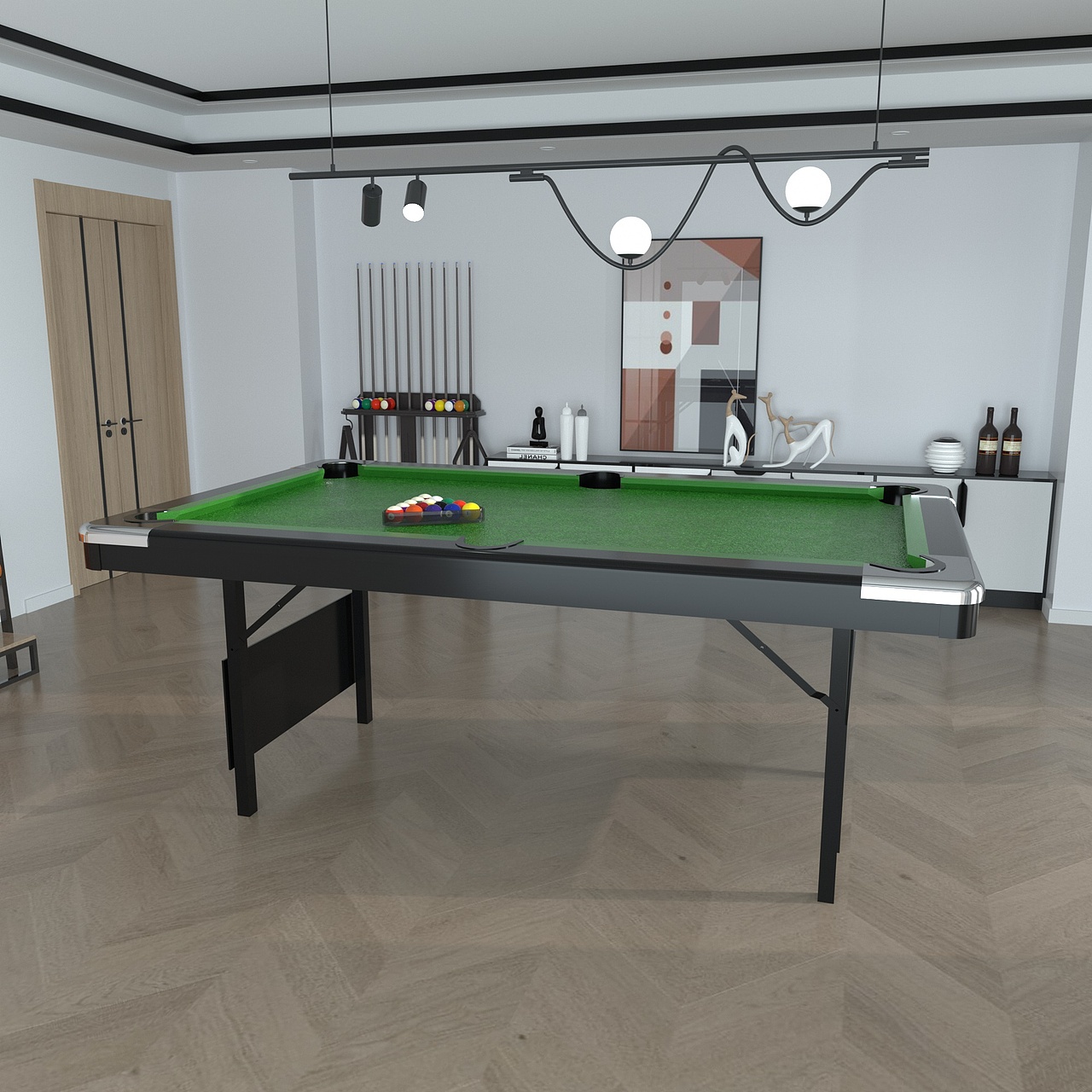 场景渲染~台球桌