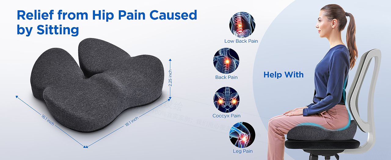 亚马逊坐垫屁垫产品拍摄主图高级A+排版设计
