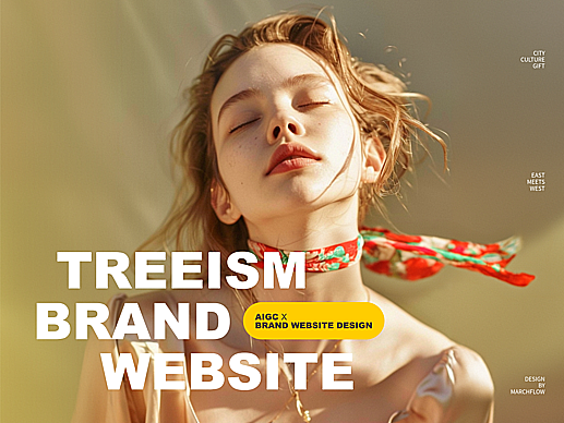 Treeism丨AIGC丨Brand Website Design