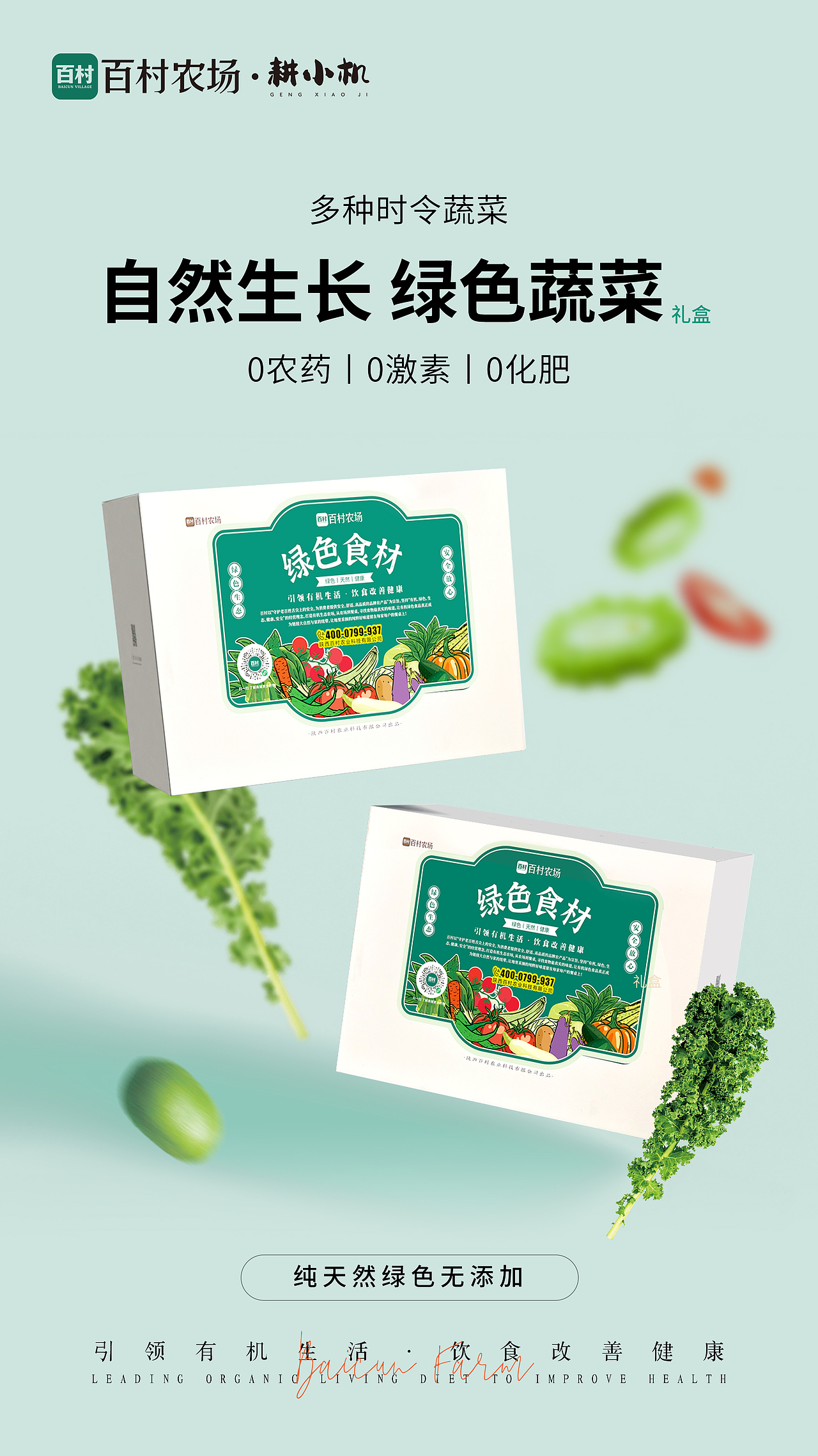 百村农场节日节气海报