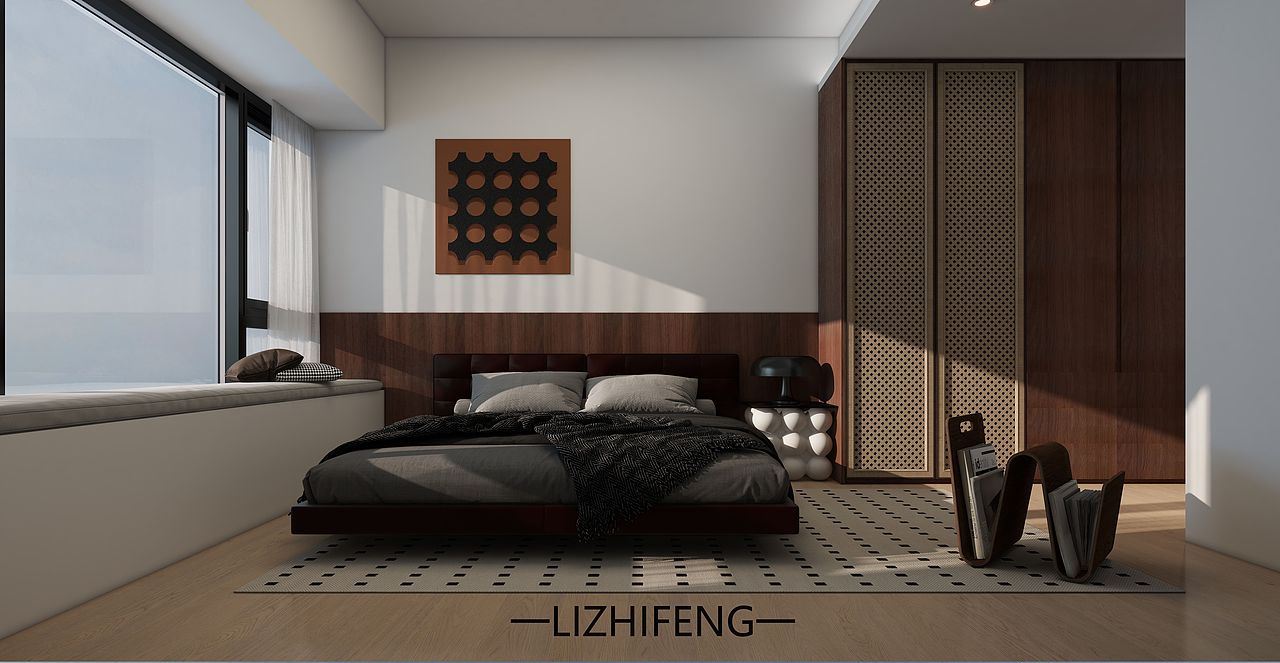 中古风,客餐厅,主卧