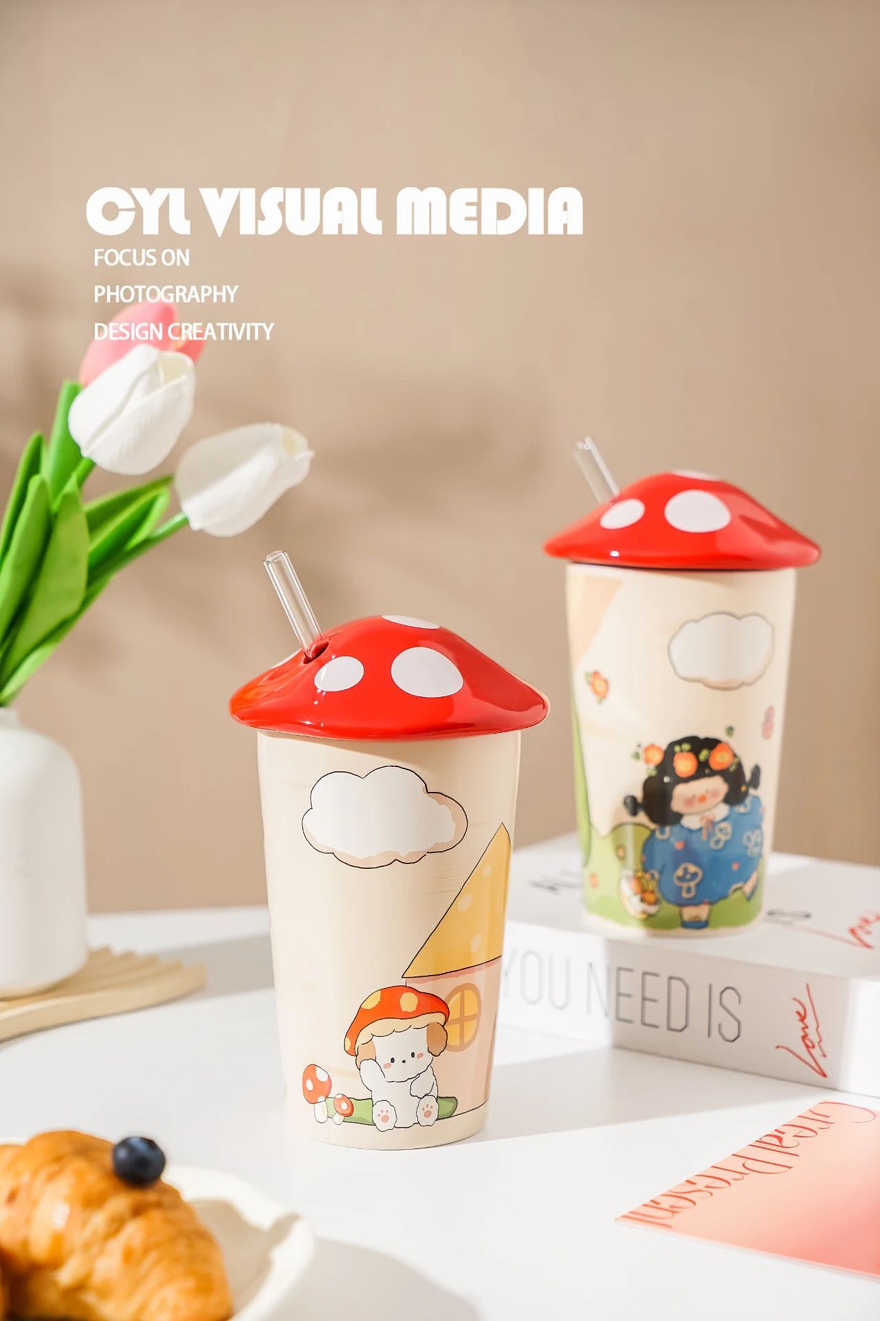 产品拍摄|蘑菇杯