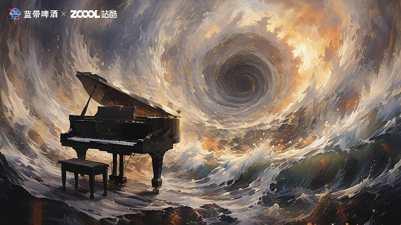 蓝带将军啤酒设计（钢琴家）（图ZMzcxMjgxNjEy） - 包装 - 站酷设计师海潮如峰原创素材 - 站酷ZCOOL