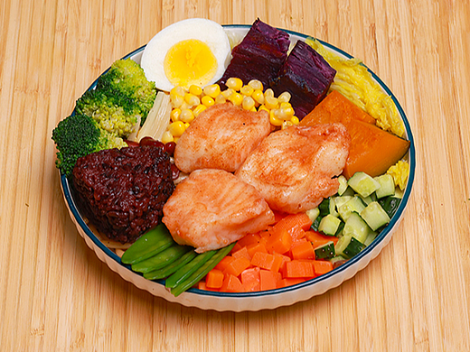 美团减肥餐拍摄