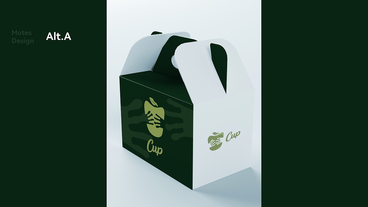 Cup甜品包装盒设计提案手提包装盒包装设计绿色包装盒（图ZMzcxMjg1MzM2） - 包装 - 站酷设计师MotesDesign原创素材 - 站酷ZCOOL