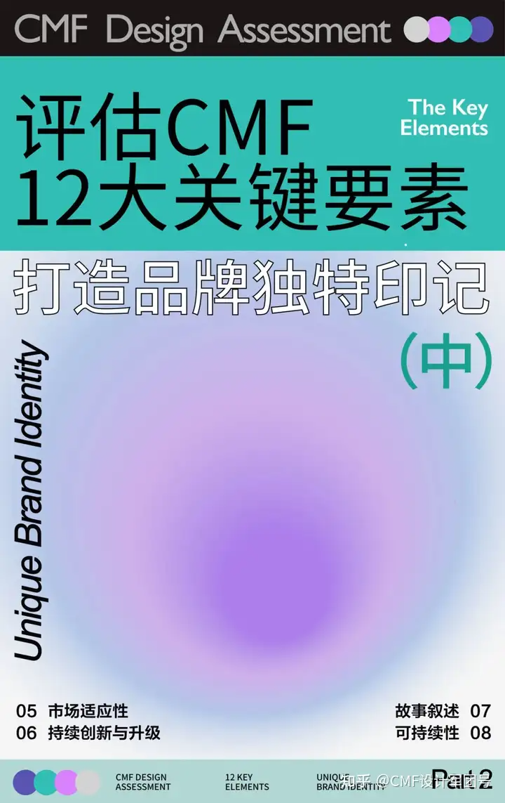 评估CMF设计的12大关键要素：打造品牌独特印记（中）