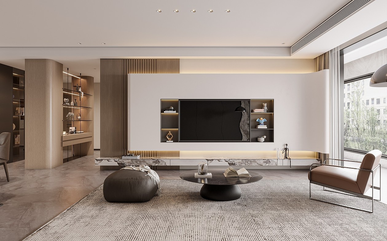 现代客餐厅效果图设计（图ZMzcxMzAyNzIw） - 家装设计 - 站酷设计师王彤ing原创素材 - 站酷ZCOOL