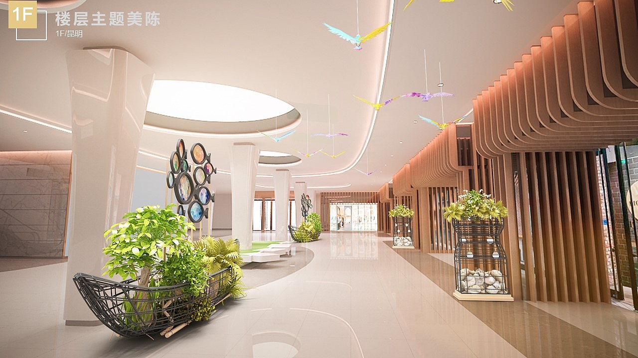 2018年昆明吾悦广场开业美陈——《一层一景》（图ZMzcxMzEzMzA4） - 展陈设计 - 站酷设计师kukix原创素材 - 站酷ZCOOL