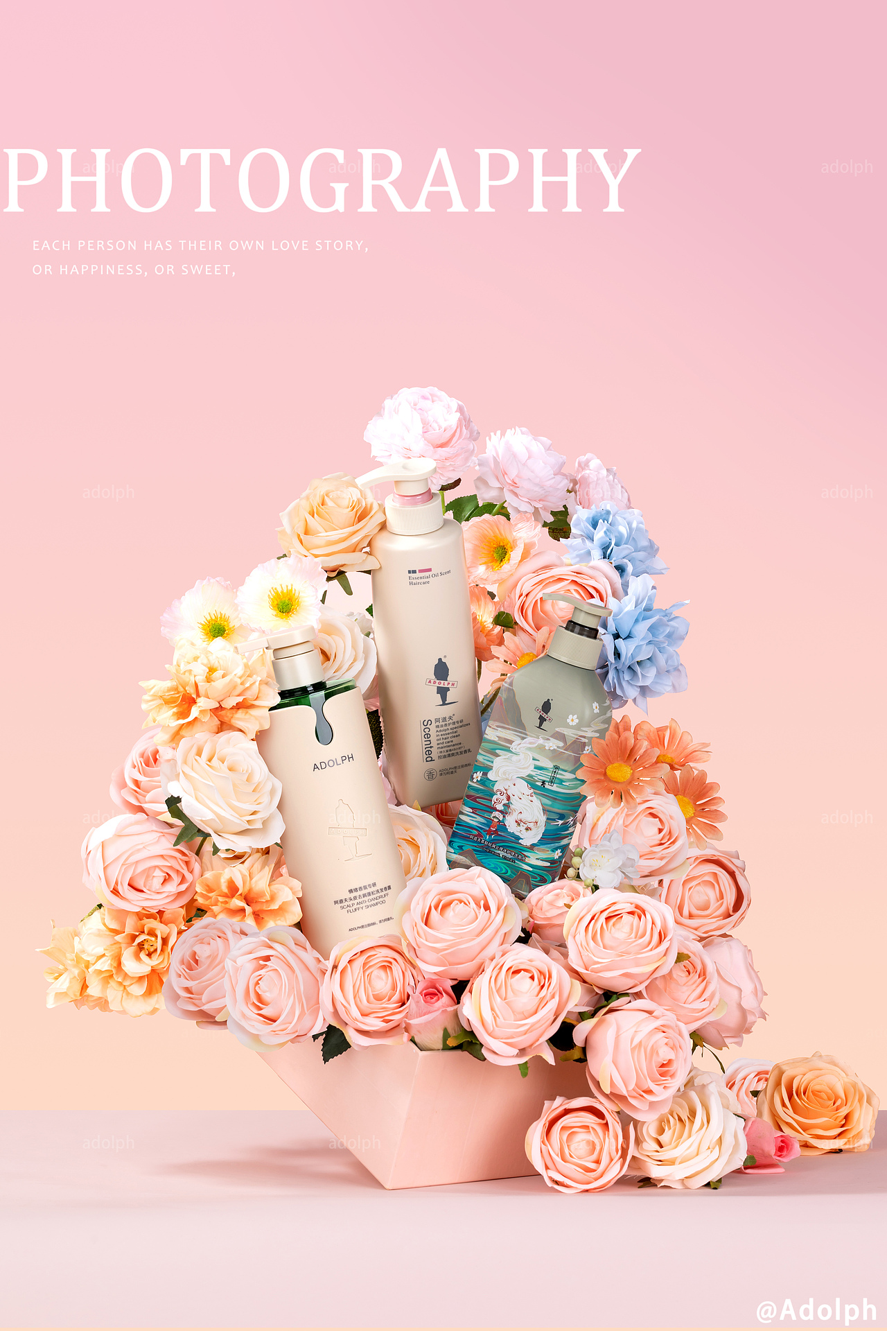 一些推广图 | 洗护 ✖ 产品拍摄 ✖ 三文鱼（图ZMzcxMzE0NzA0） - 产品摄影 - 站酷设计师三文屿原创素材 - 站酷ZCOOL