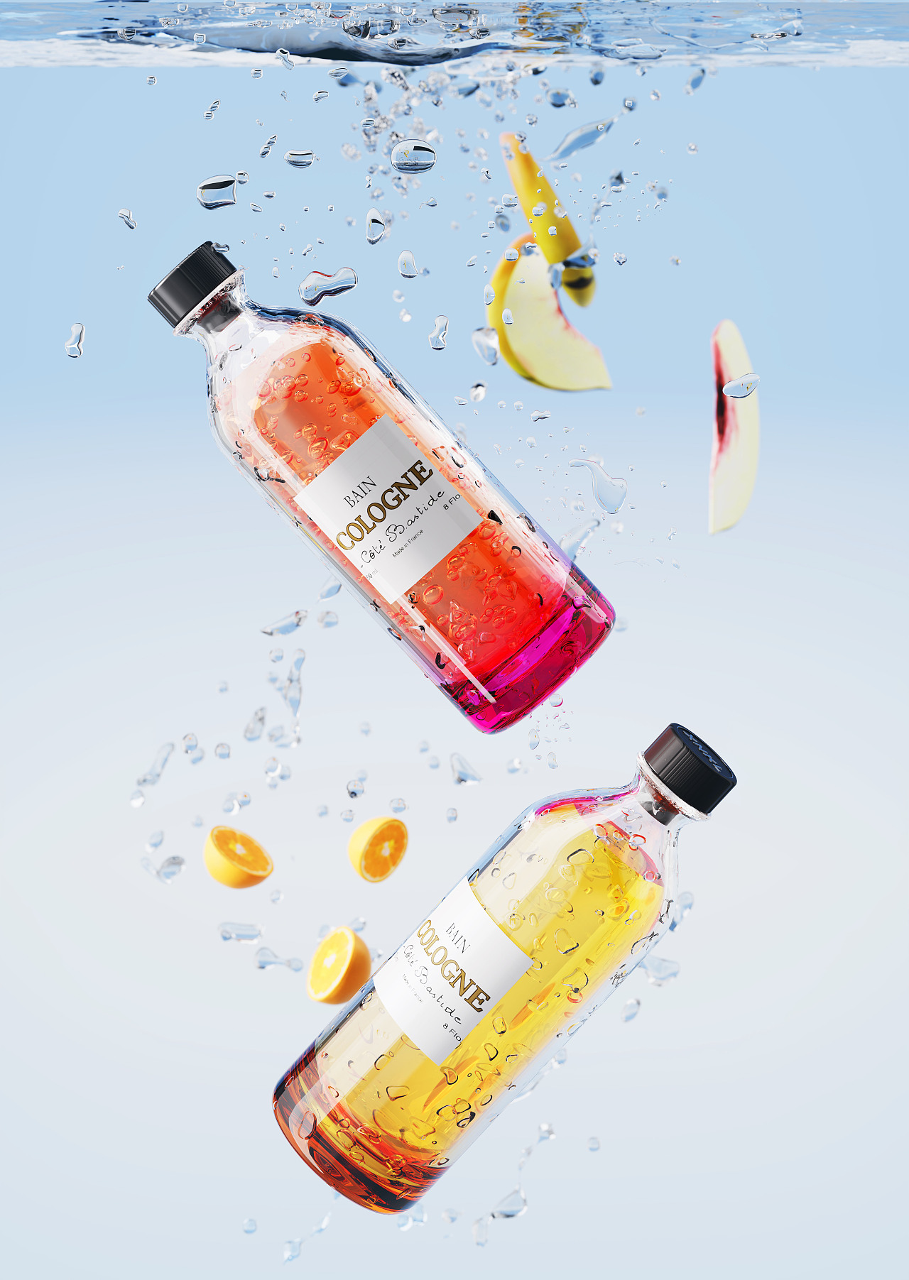 第四十期keyshot简易摆件水下场景源文件渲染场景KSP