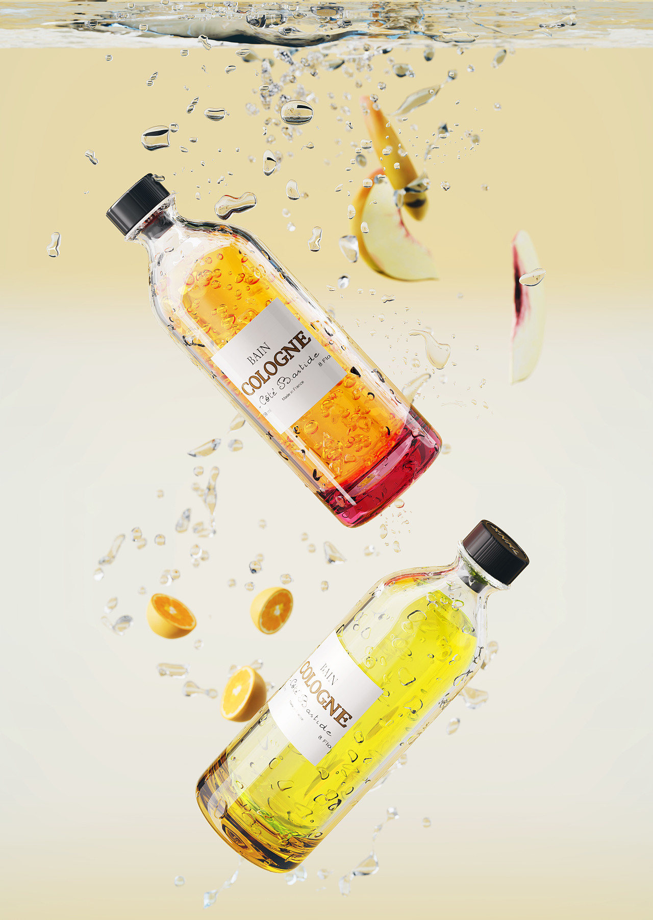 第四十期keyshot简易摆件水下场景源文件渲染场景KSP