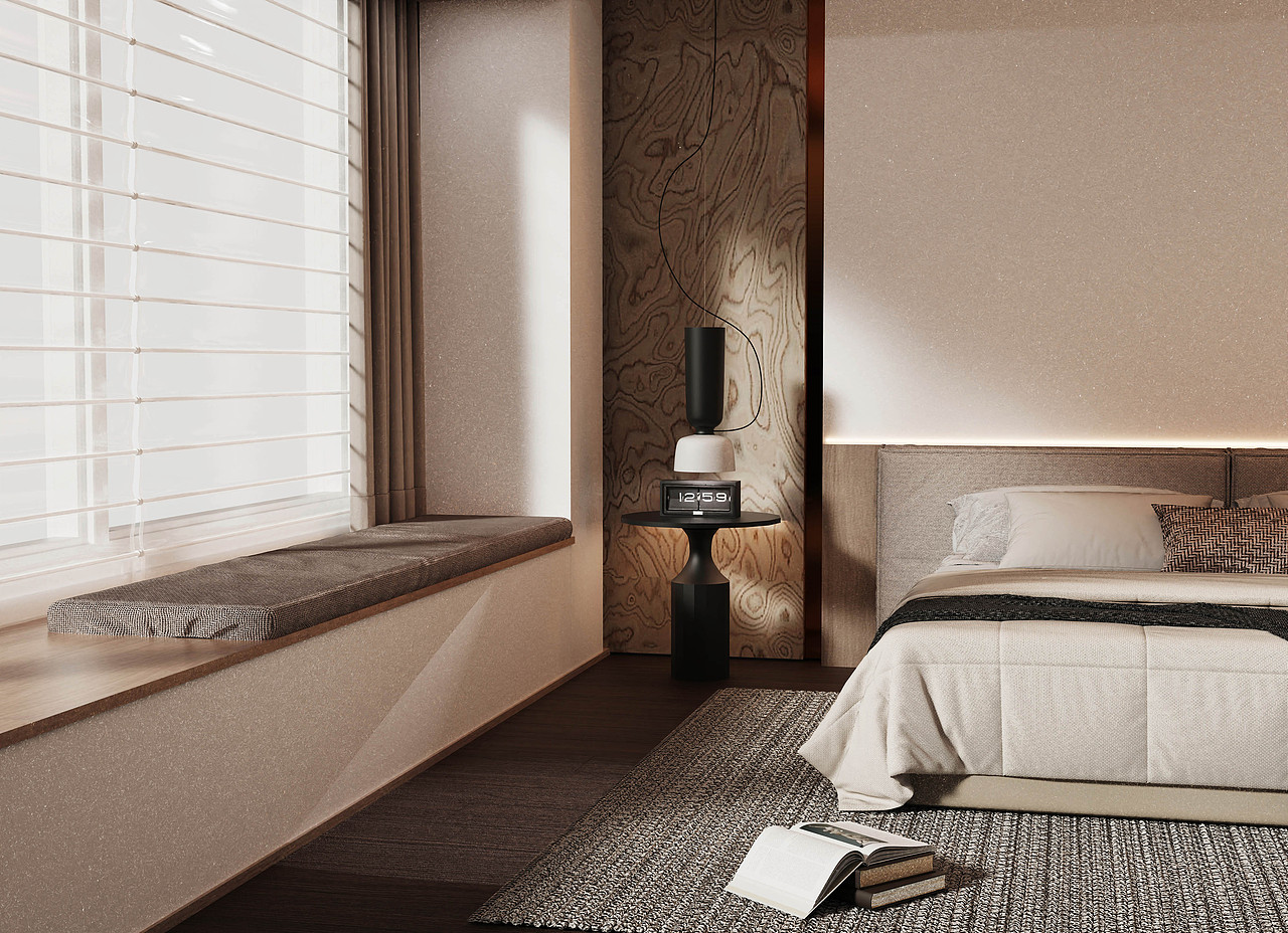 第四十一期keyshot高档极简卧室场景源文件渲染场景KSP（图ZMzcxMzI2MDY0） - 场景 - 站酷设计师米尼设计原创素材 - 站酷ZCOOL