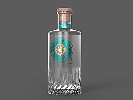 “御”轻奢光瓶白酒包装