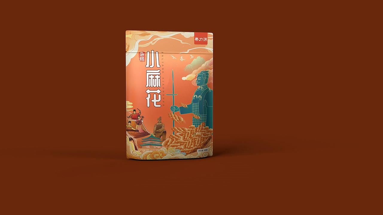 杂粮小麻花包装设计